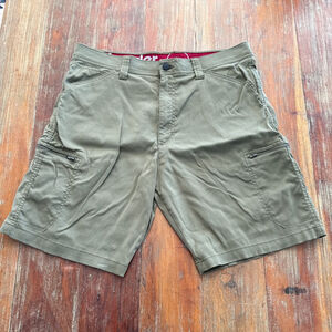 Wrangler Men's Cargo Shorts Green Waist 34